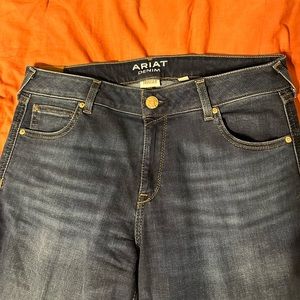 Ariat Women’s Trouser Mid Rise Stretch Kelsea Wide Leg Jean